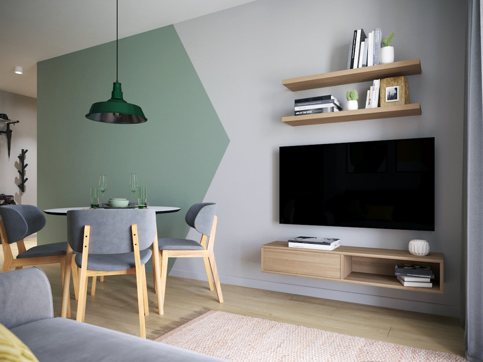 Зеленые акценты в ЖК "Цветной бульвар"