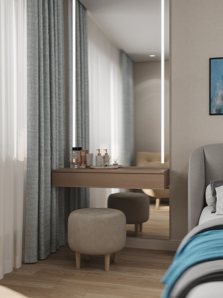 Интерьер квартиры с синими акцентами