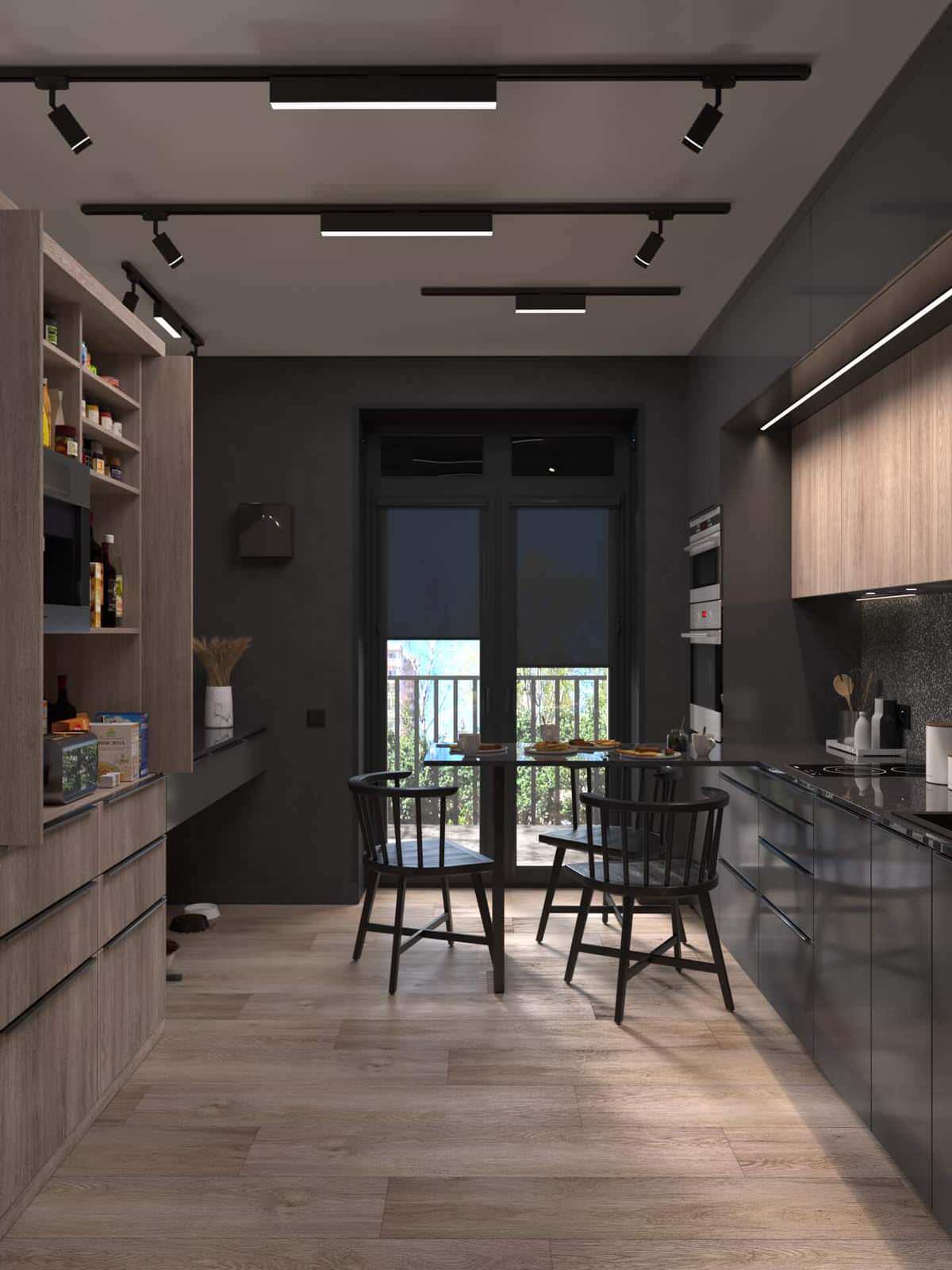 Квартира 80 кв.м. г. Калининград Кухня