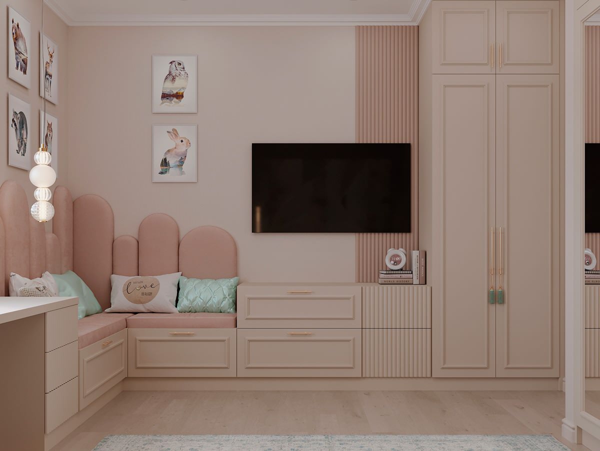 Трехкомнатная квартира площадью 120 м² в классическом стиле