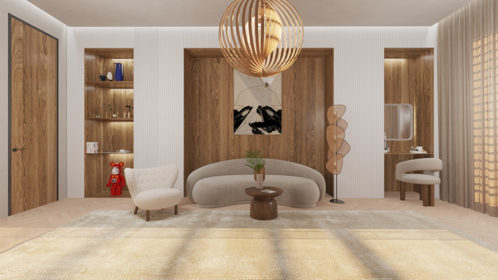 Обложка проекта: Дизайн проект интерьеров частных апартаментов