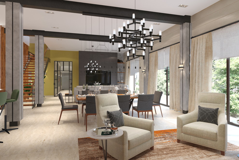 Обложка проекта: Частный дом из клееного бруса 450 кв.м. КП"Нива".Поселок Ильинское Усово