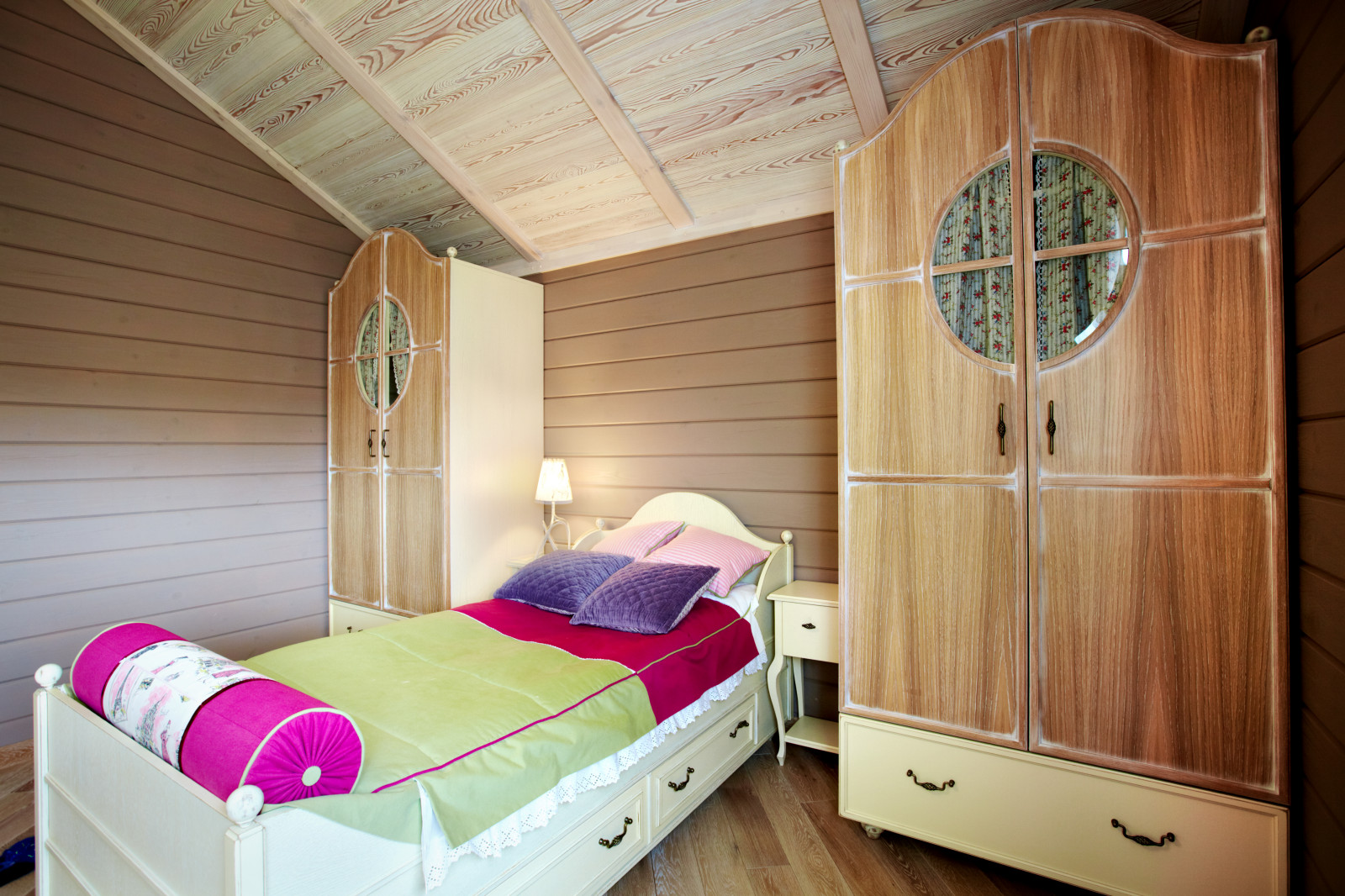 Дом из клееного бруса в стиле Прованс