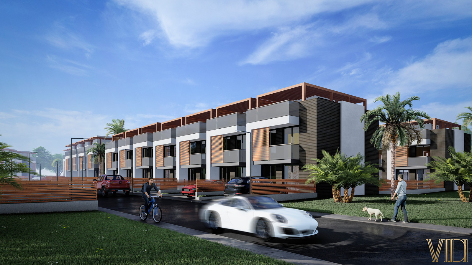 Визуализация Посёлка в г.Сочи