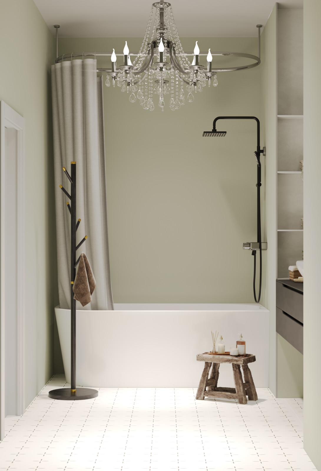 Дизайн проект однокомнатной квартиры