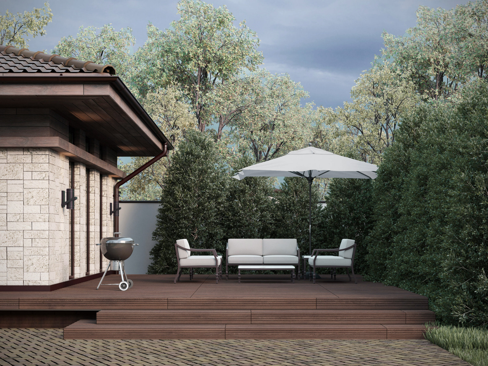 Обложка проекта: Архитектурный проект бани с бассейном