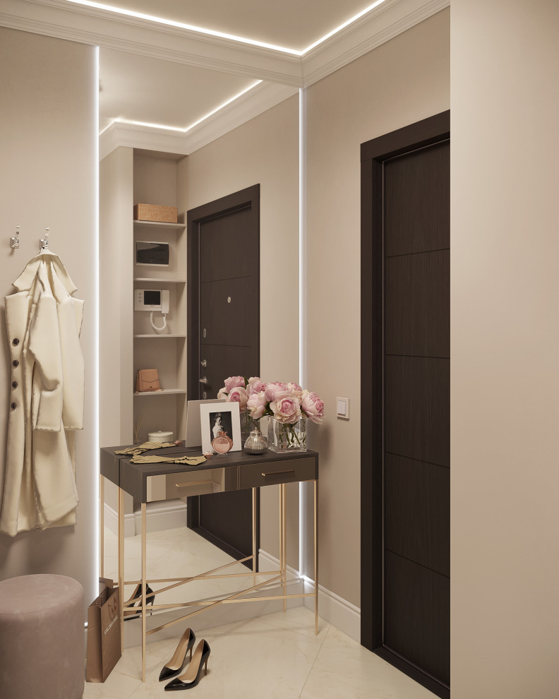 Прихожая в новом ЖК на Парфеновской