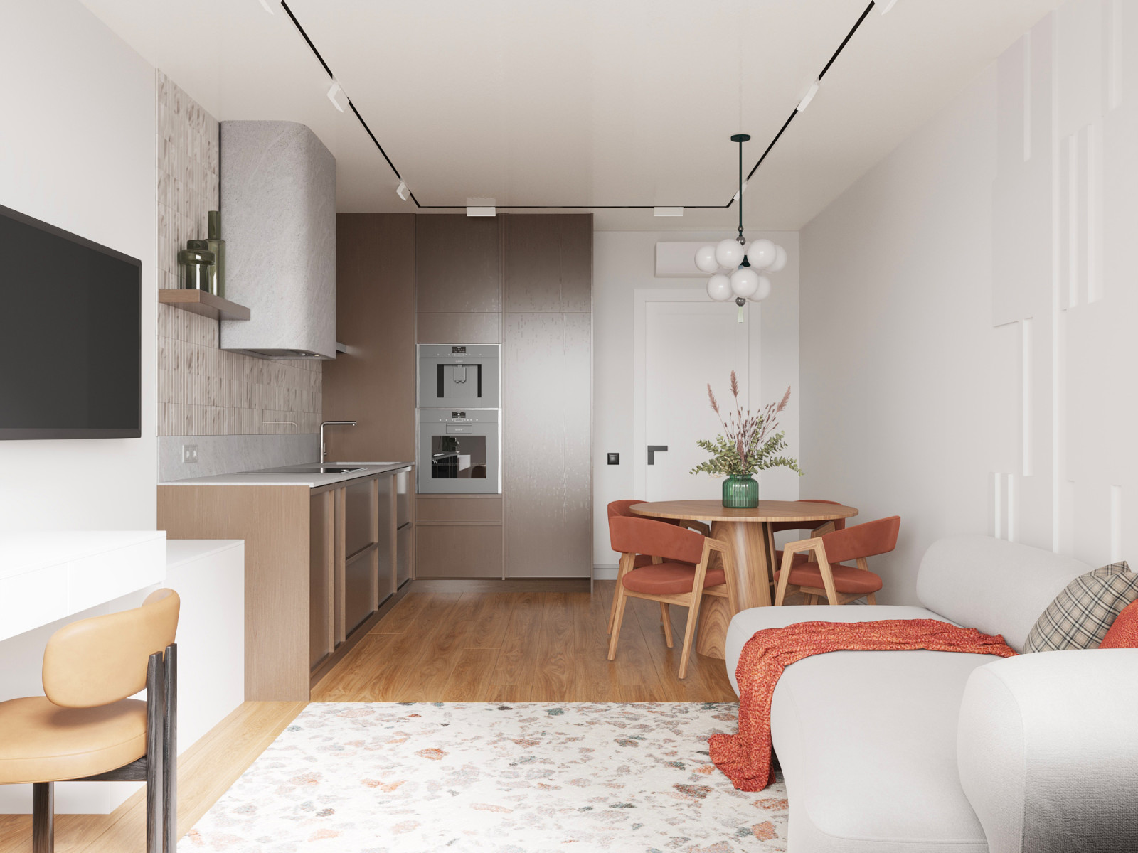 Дизайн-проект 2-комн. квартиры в Москве