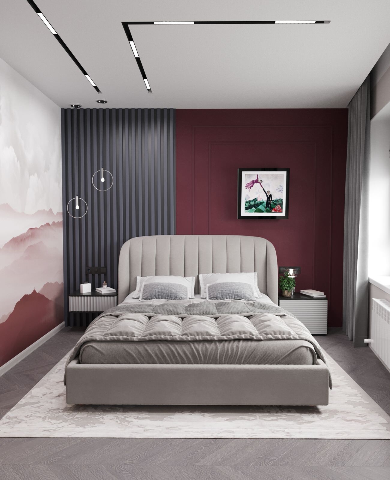 ЖК Красный Аксай. Двухкомнатная квартира в современном стиле