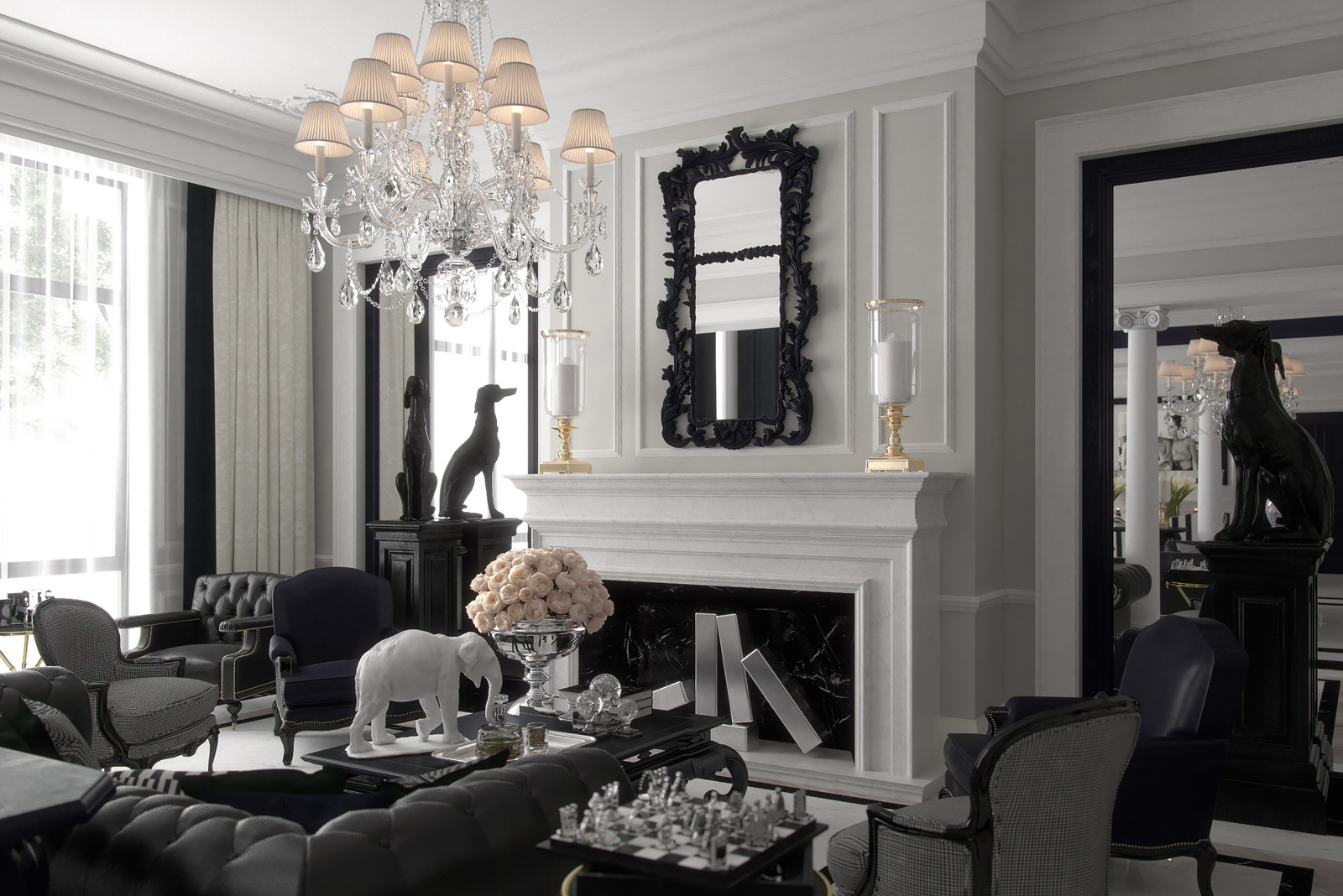 Дизайн интерьера особняка в Серебряном бору