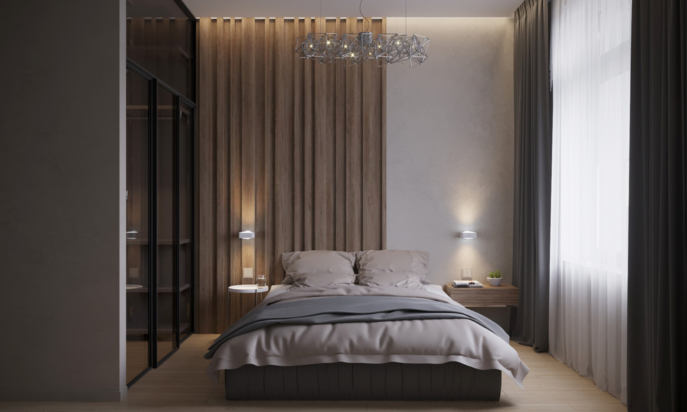 raumplus в интерьере спальни московской квартиры