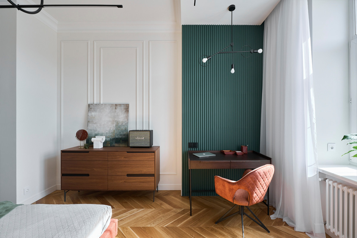 Дизайн  квартиры в стиле Mid-century