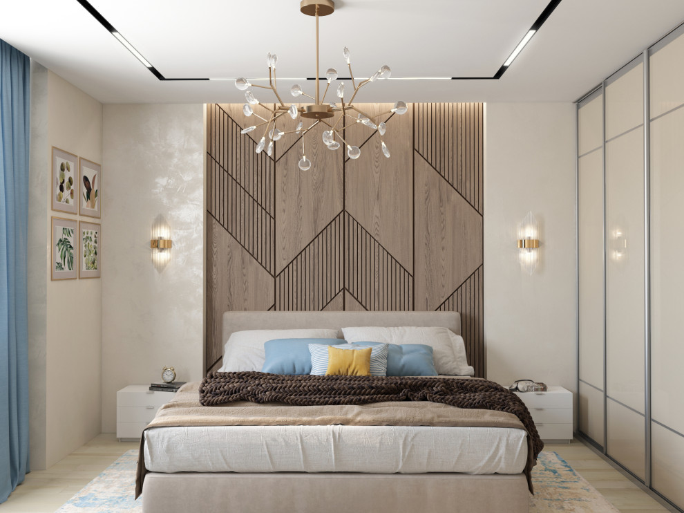 Спальня для молодого человека в современном стиле