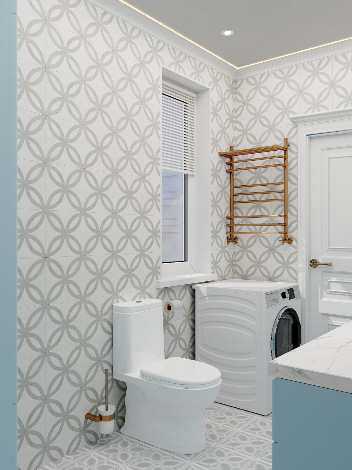 Дизайн-проект дома у моря в стиле нео-классика