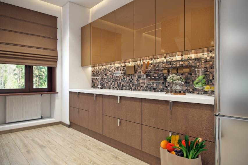 Интерьер загородного дома в Подмосковье.