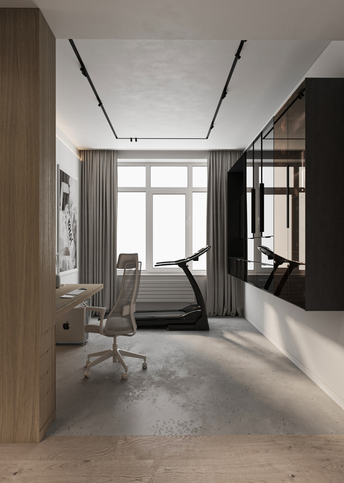 Современный интерьер квартиры для молодого человека