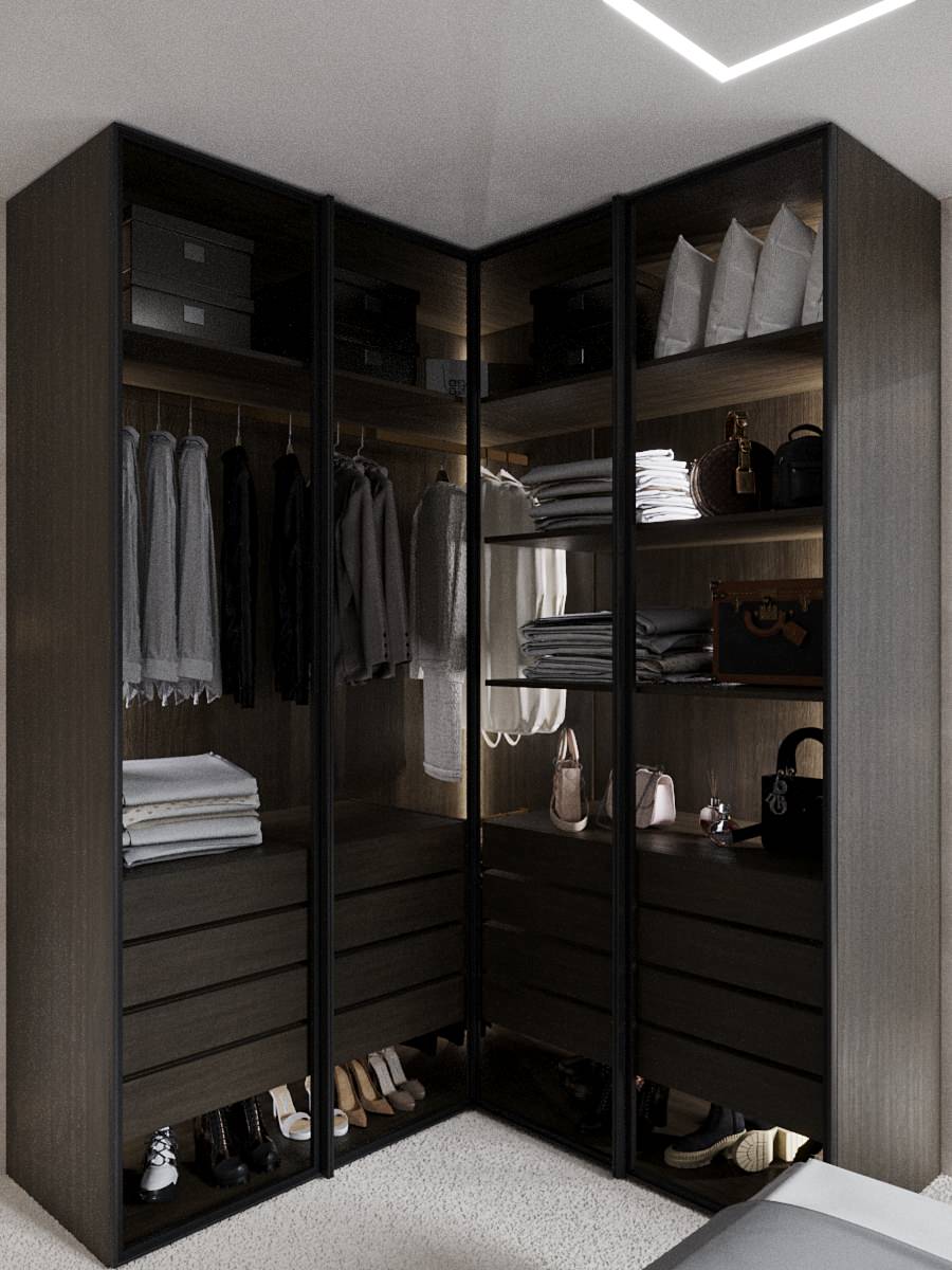 Дизайн спальни с совмещенным балконом