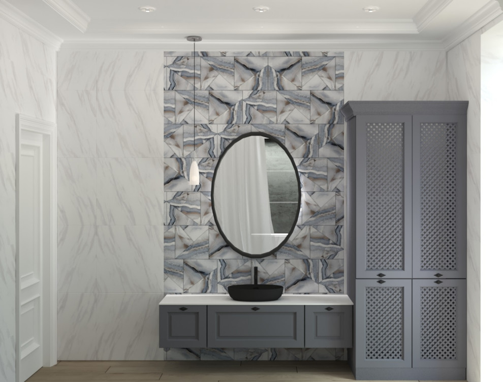 Небольшой частный дом в стиле неоклассика