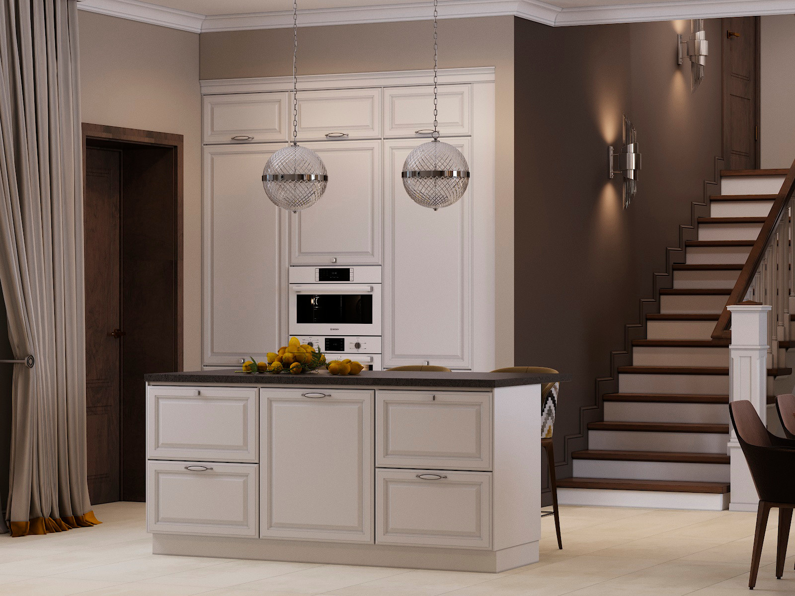 Гостиная в частном доме