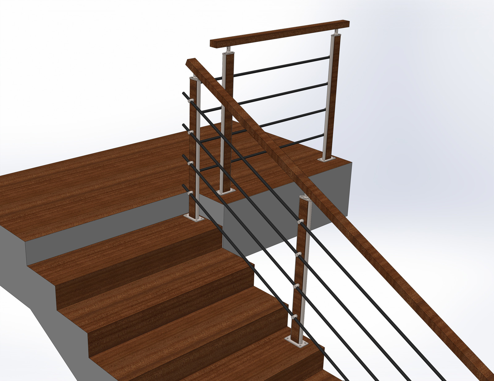 Визуализация лестницы