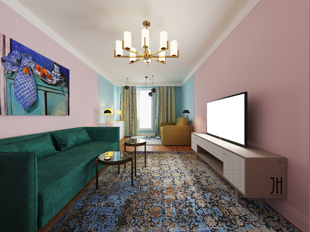 Обложка проекта: 3D-Визуализация проекта трёхкомнатной квартиры на ул.Барвихинская в Москве