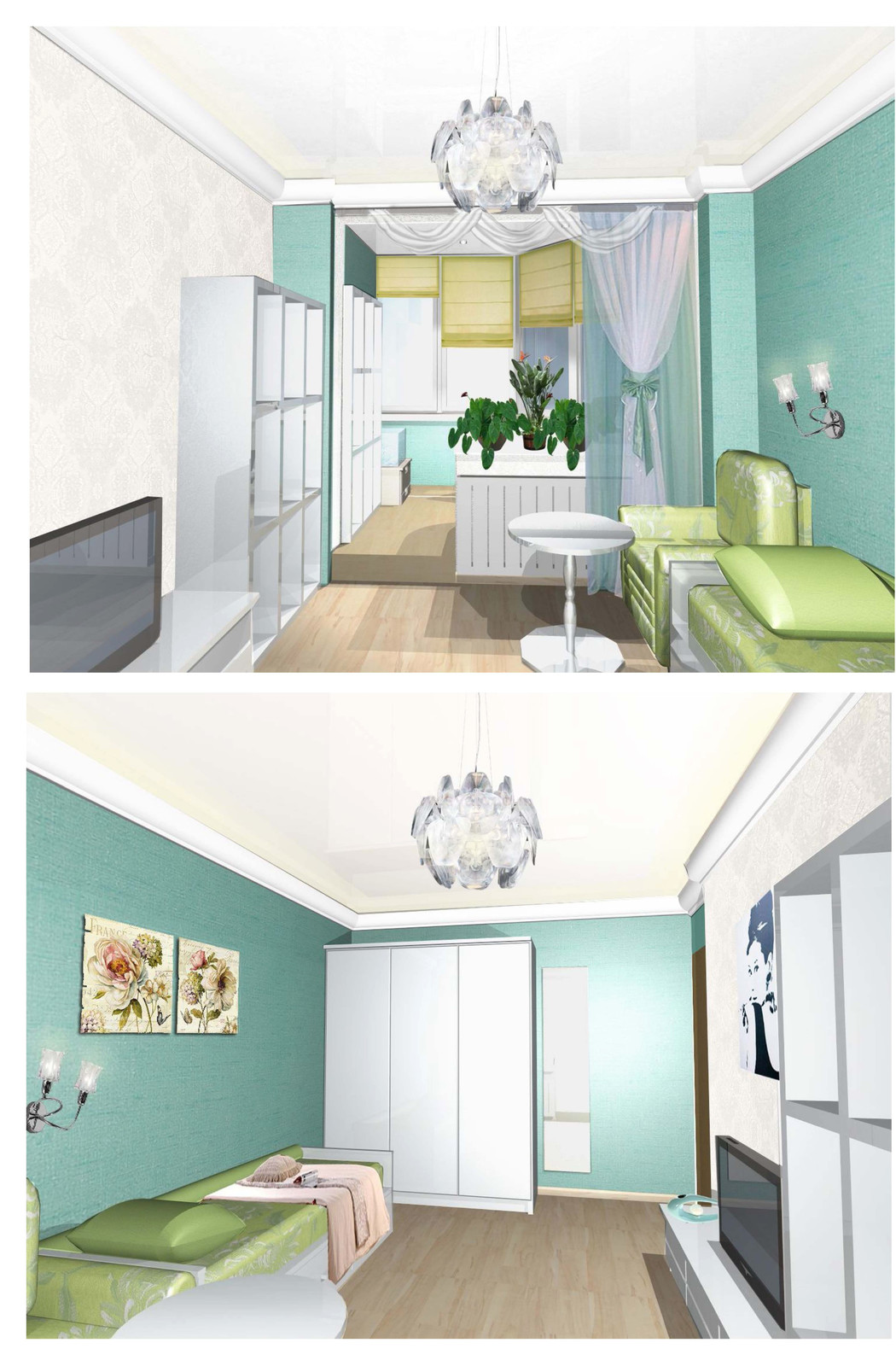 Обложка проекта: Перепланировка квартиры 67 кв.м.