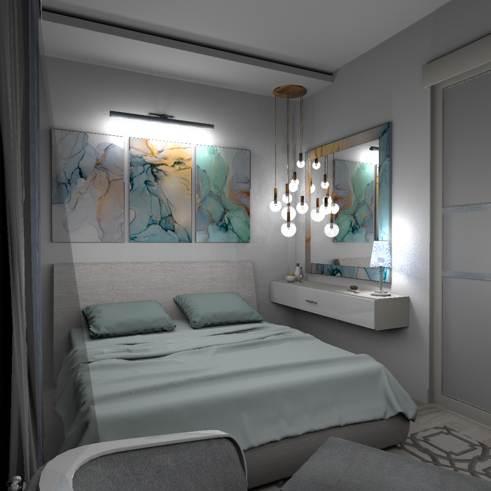 Перепланировка однокомнатной квартиры в Коммунарке для мамы с сыном