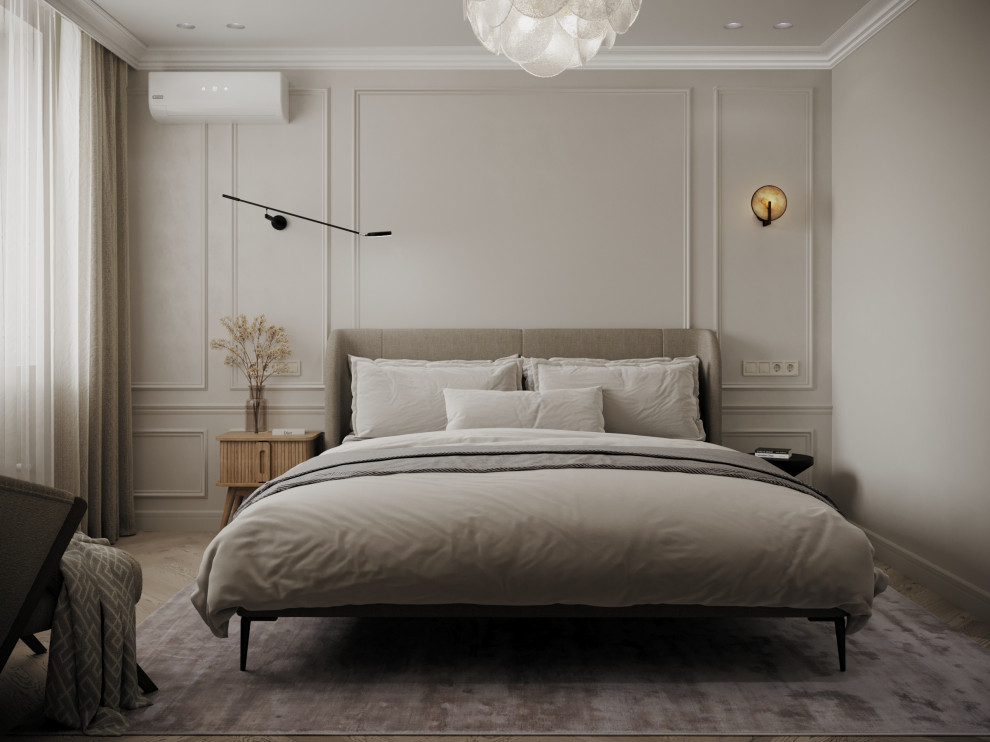 Уютная квартира в спокойных светлых оттенках