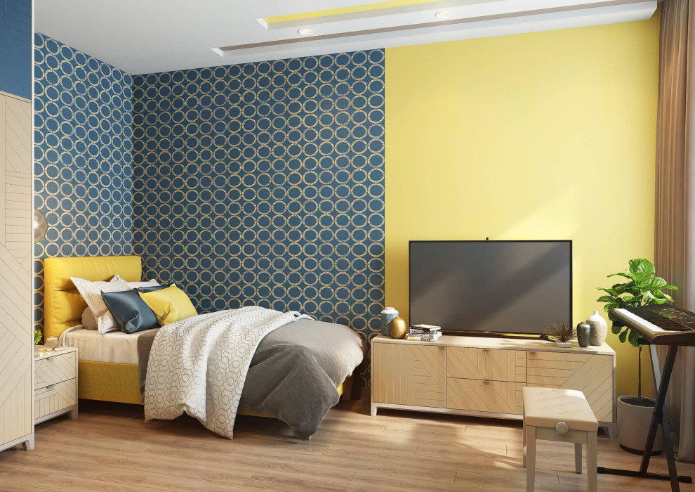 Дизайн квартиры в ЖК «Новая олимпийская деревня» — Разноцветный калейдоскоп