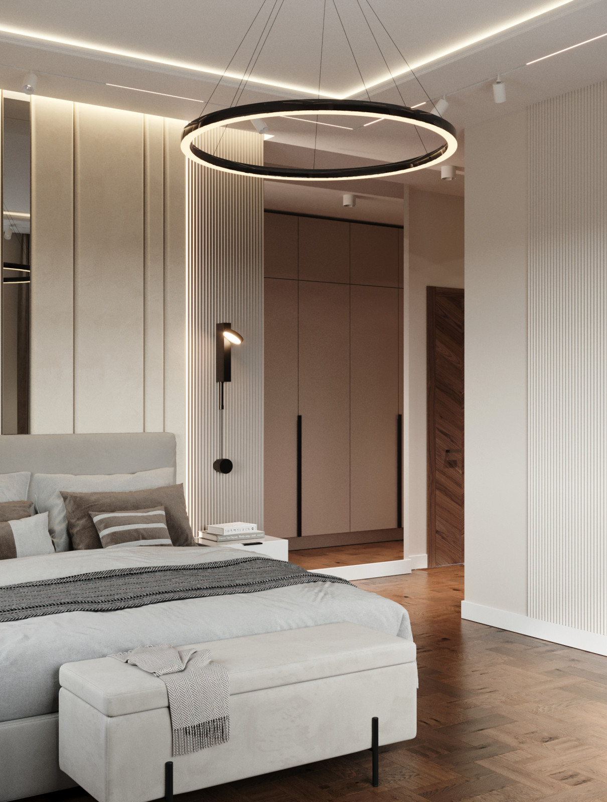 Спальня в квартире на Адмирала Лазарева