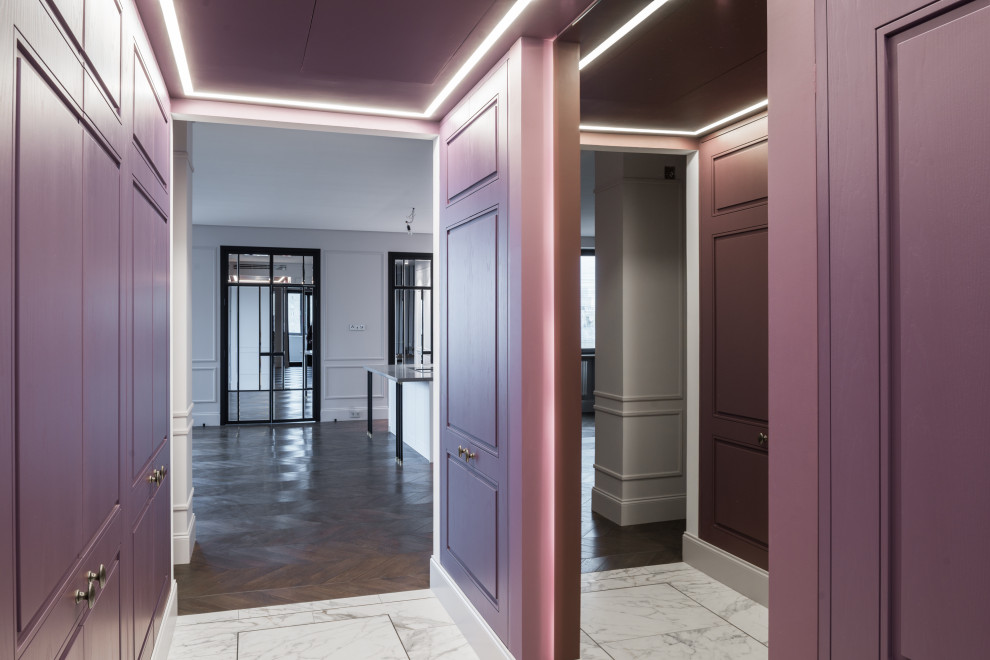 Гардеробная с подсветкой