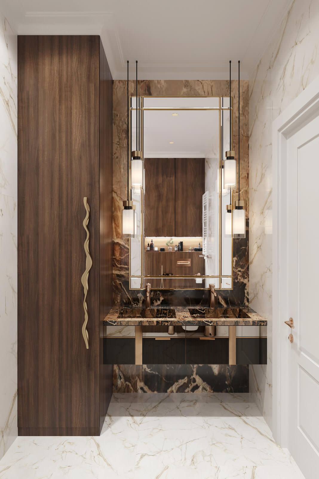 Роскошная современная классика для семьи с детьми в ЖК Русский Дом - 144 метра