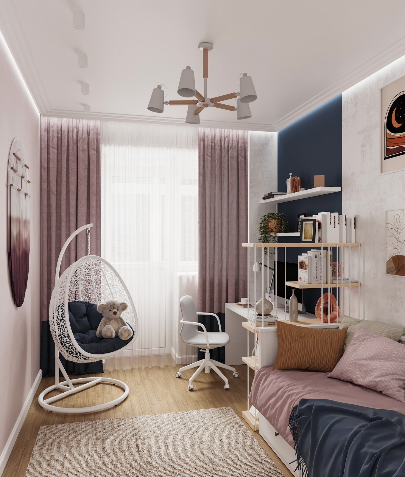 Спальня для юной девушки