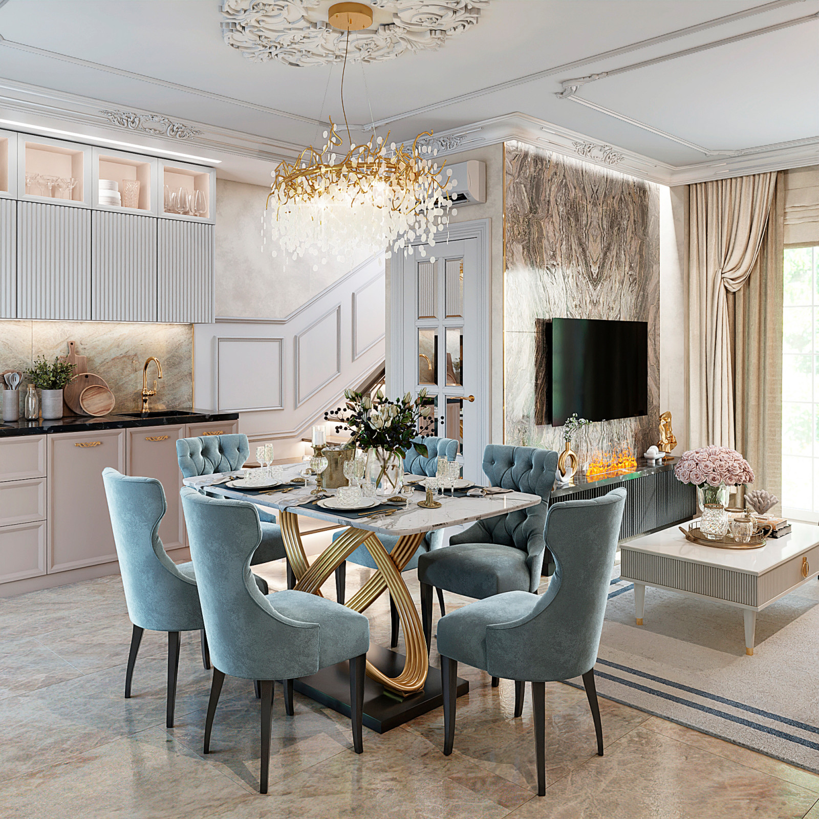 Проект трехэтажного дома