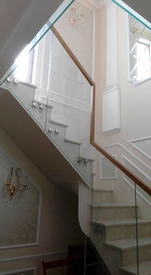 Самонесущие ограждения из стекла Маршаг