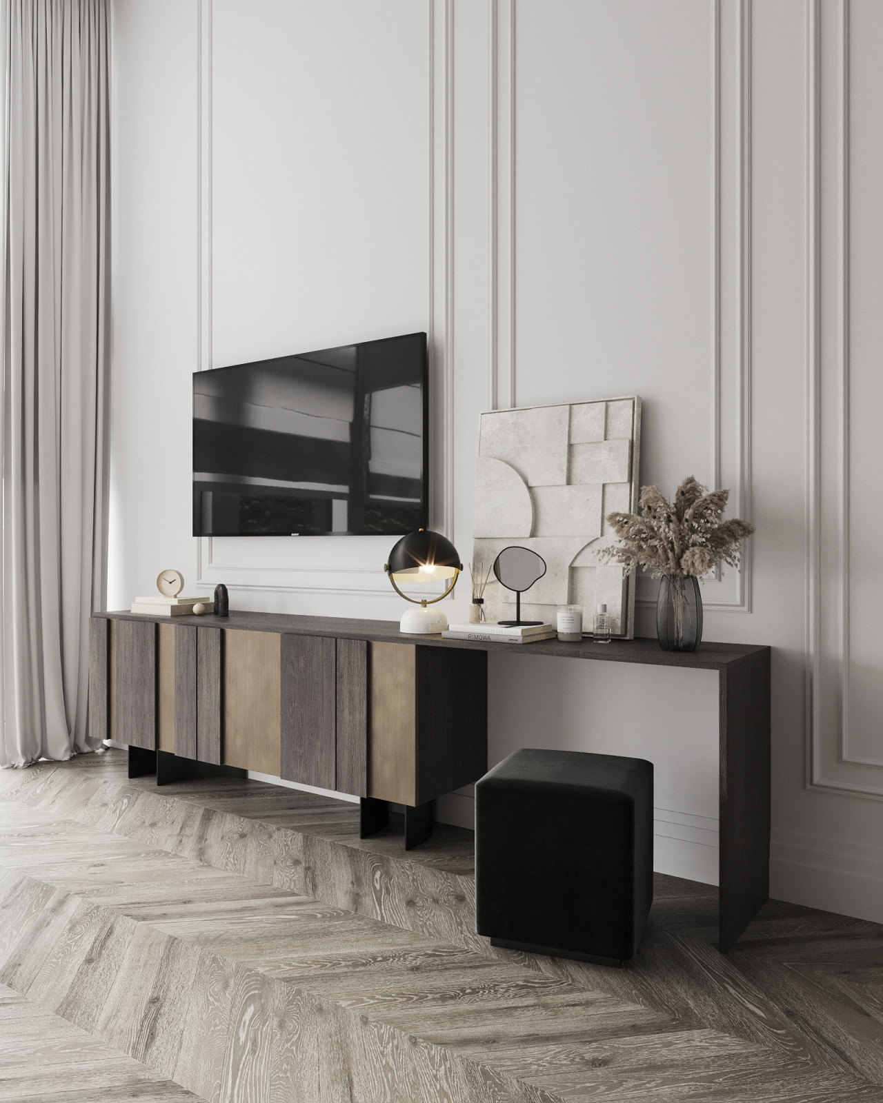 Фахверковый дом на 300 м2, в стиле ар-деко