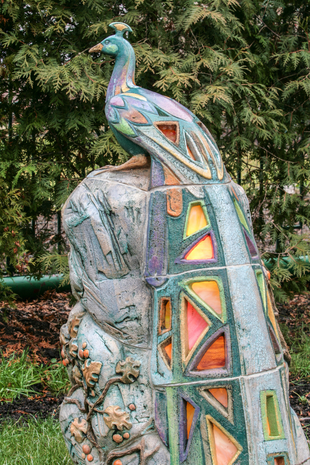 Парковая скульптура "Жар-птица"