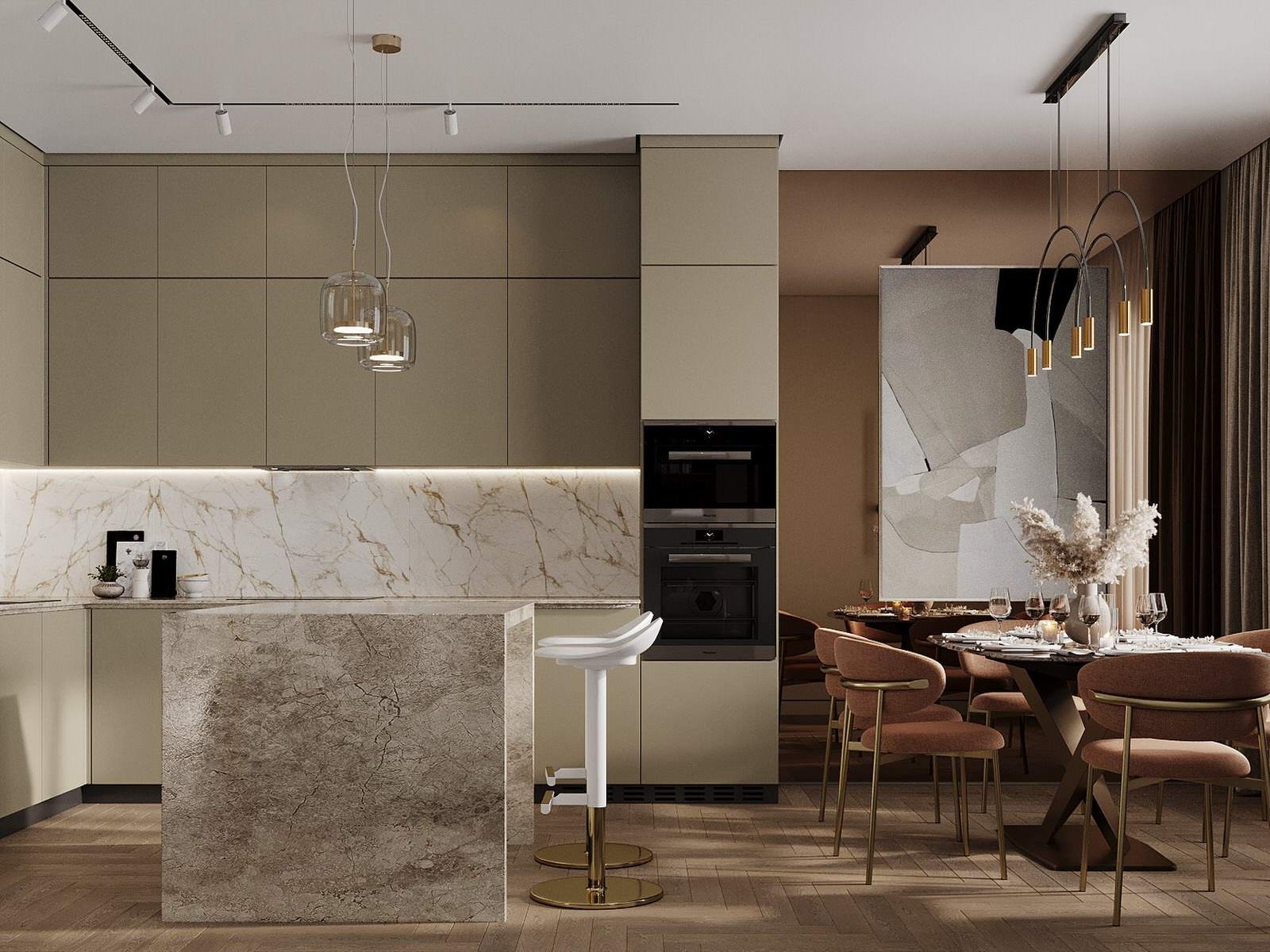 Дизайн интерьера квартиры в ЖК central avenue #PR-400