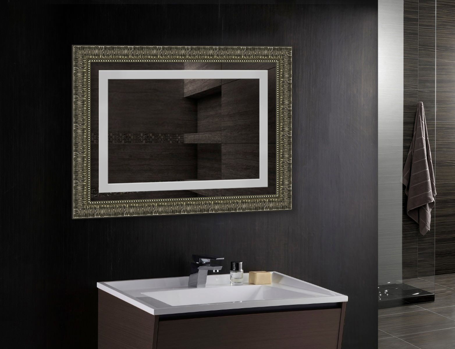 Обложка проекта: Зеркала с подсветкой в раме