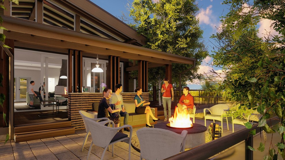 СПА комплекс на склоне