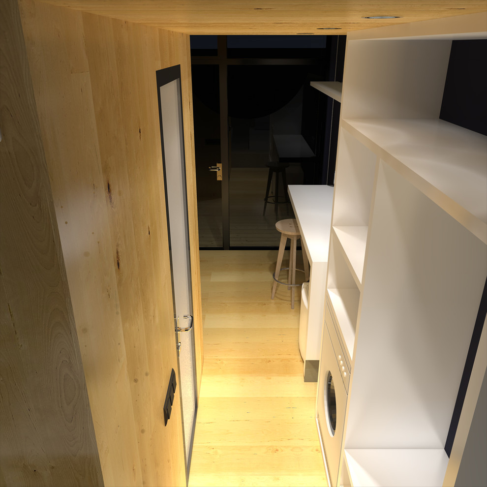 Два гостиничных номера в одном 45-ft морском грузовом контейнере