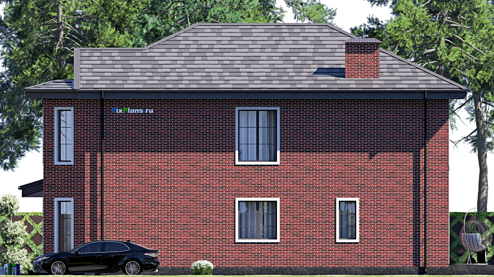 Проект двухэтажного дома 9х17 м S215м2 F-17990