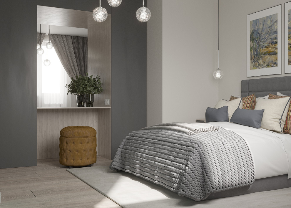 Спальня в современном стиле 12 м2