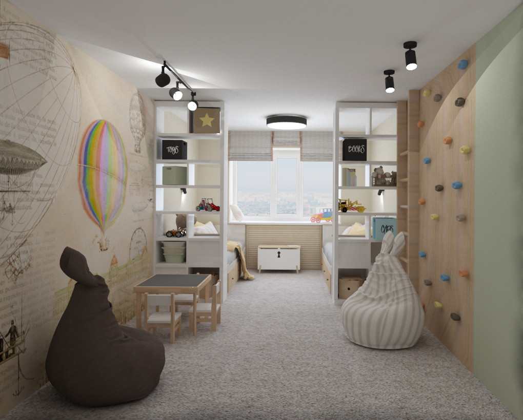 Квартира для семьи с тремя детьми