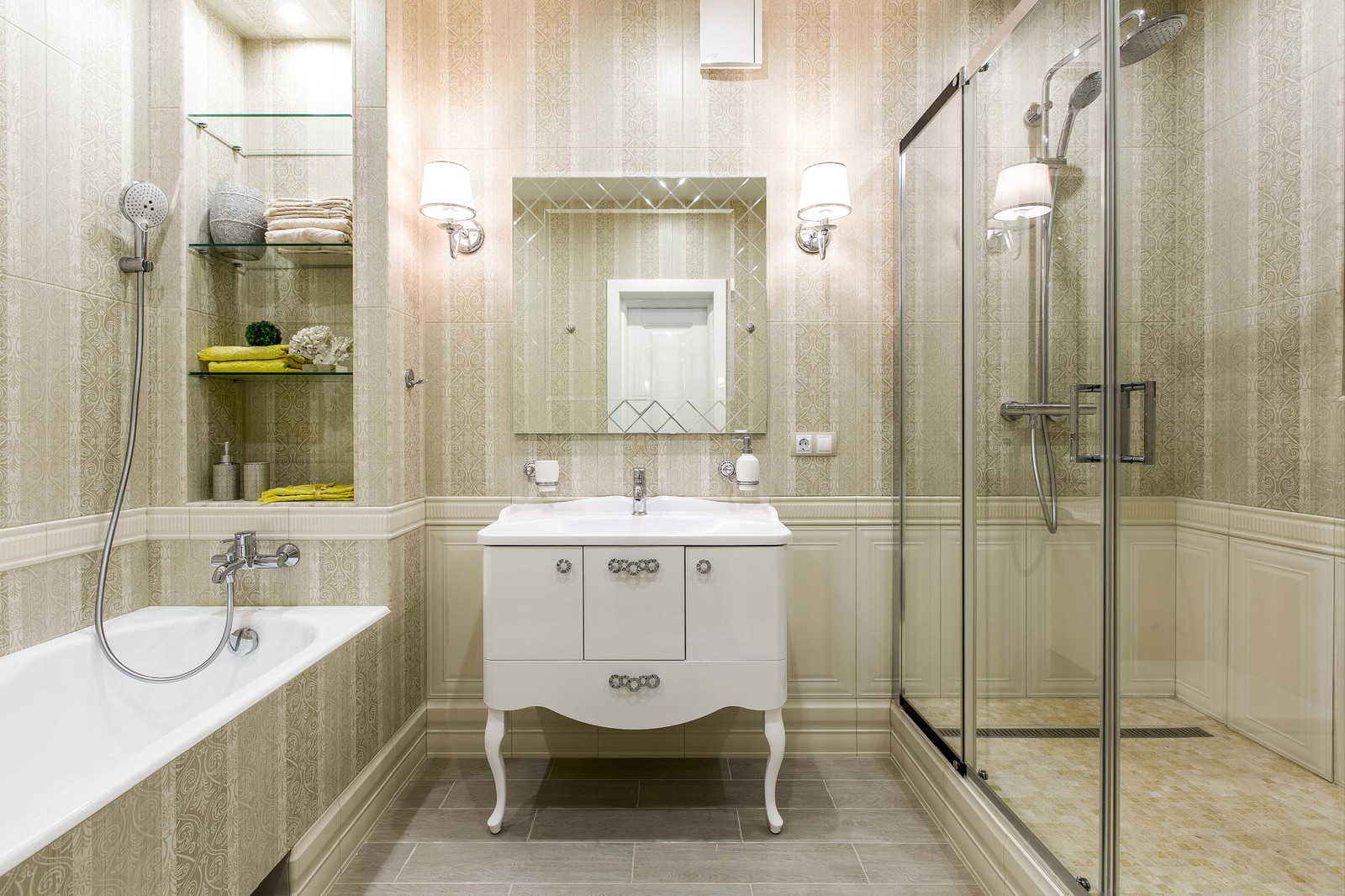 Интерьер с зелеными акцентами