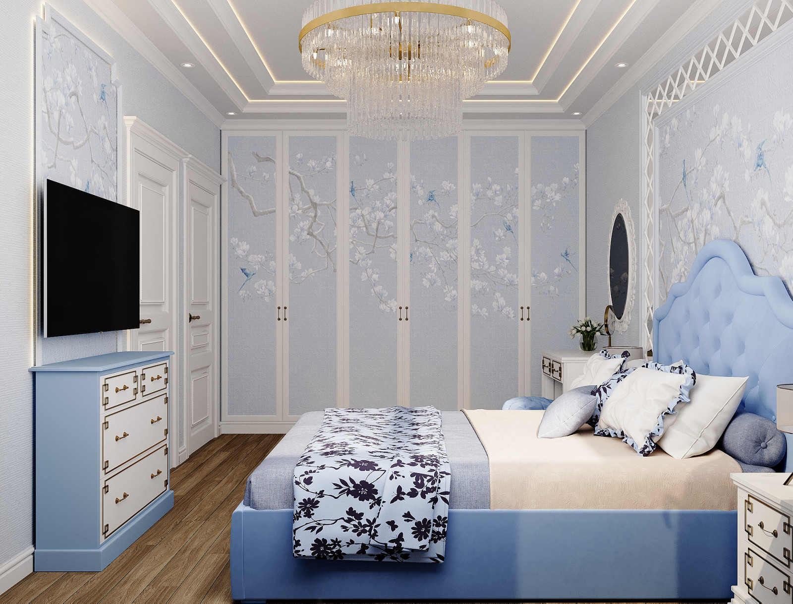 Дизайн-проект дома у моря в стиле нео-классика