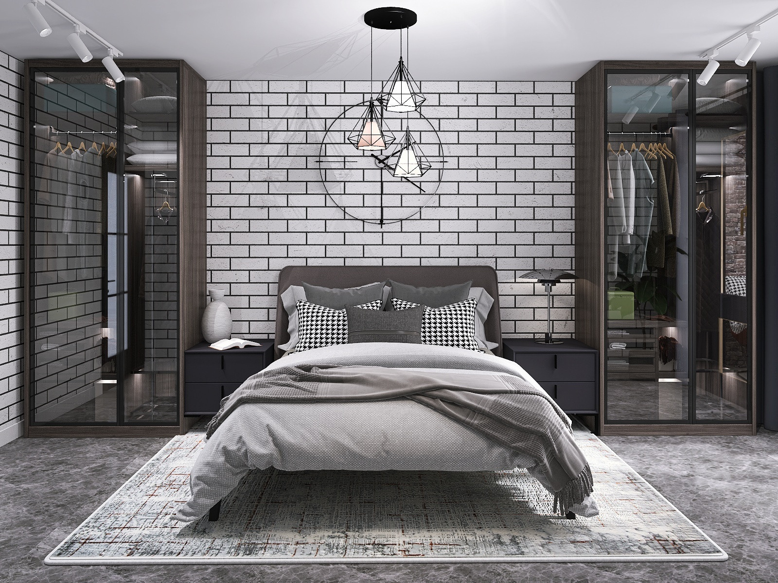 Трехкомнатная квартира для холостяка. Сочетание брутального  характера и уюта.