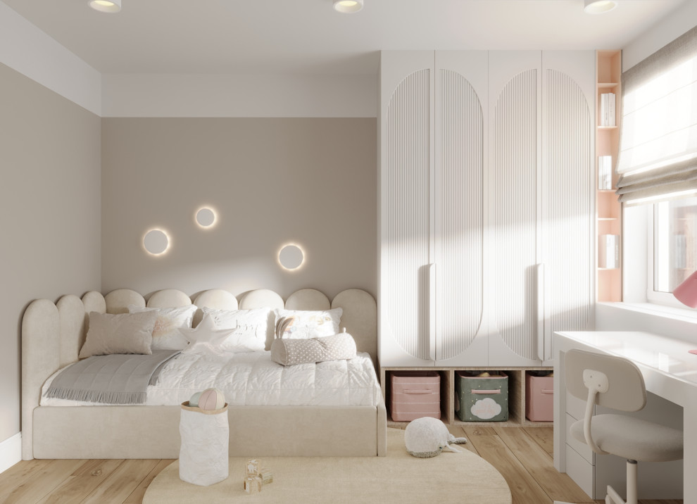 Обложка проекта: Детская комната для двух девочек на Камчатке {22кв.м.}