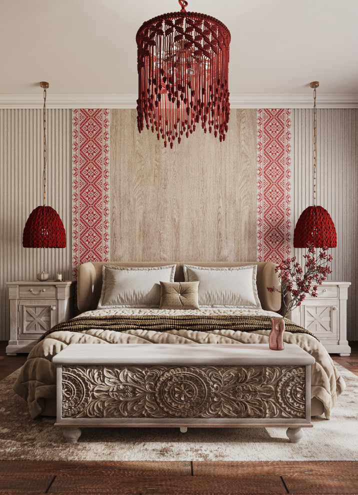 Обложка проекта: Bedroom in Modern Slavic Style|Спальня в славянском стиле