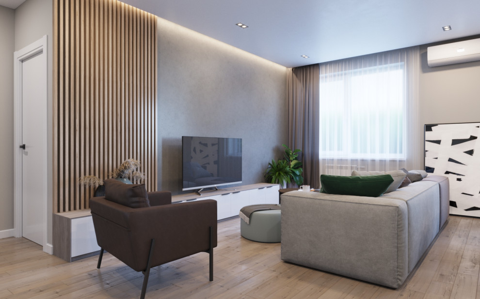 Современный интерьер в сдержанных тонах